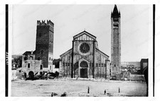 Verona St. Zeno Church Standard Postcard COPY RPPC picture