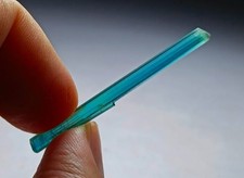 Beautiful Open Color Indicolite DT Tourmaline Crystal Pencil Size From Afg picture