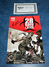 28 DAYS LATER 1 B signed 1st print BOOM STUDIOS 2009 Michael Alan Nelson COA NM- picture