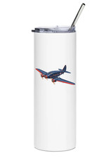Stinson Model A Stainless Steel Water Tumbler with straw - 20oz. picture
