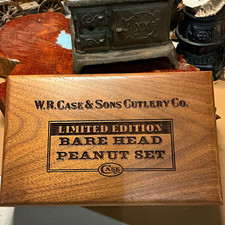 W.R. Case & Sons Bare Head Peanut 3-Piece Set 2-Blade SS Slipjoint Pocketknife  picture