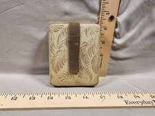 Vintage Rare 50’s Zell 5th Ave Carryall Clutch Minaudiere Compact Art Nouveau picture
