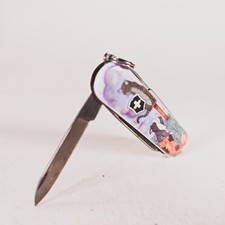 Victorinox Classic SD Swiss Army Knife Purple 65mm WATER KITTIES picture