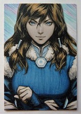 SEXY GIRL WAIFU BEAUTY MANGA MINT SEQUIN CARD The Legend of Korra picture