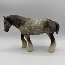 Vtg Breyer Clydesdale Mare #71 Speckled Gray Draft Horse Traditional Model USA picture