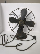 Antique VINTAGE Fan Table WESTINGHOUSE WHIRLWIND 4 Blade picture