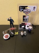 Halloween Michael Myers Collectible Bundle Micro Figure Acrylic Standee picture
