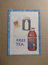 1997- Lipton Tea- Natural Lemon Flavor -Print/AD Classic picture