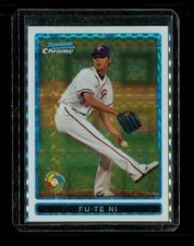 2009 Bowman Chrome WBC Prospects X-Fractor BCW20 Fu-Te Ni 32/299 picture