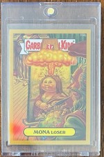 MONA LOSER 2014 Garbage Pail Kids GPK Chrome GOLD VARIATION Parallel 32/50 picture