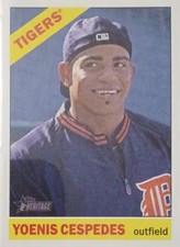 2015 Topps Heritage #70b Yoenis Cespedes picture