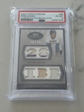 Ernie Banks 10/10 2008 Topps Sterling Career Stats Relics-Five #66 PSA 6 Cubs picture