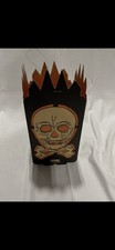 Vintage Halloween Cardboard Skull Lantern picture