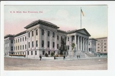 San Francisco CA postcard -U.S. Mint 1907-1915 nice condition picture