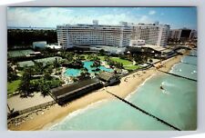 Miami Beach FL-Florida, Fontainebleau Hilton, Advertise, Vintage c1980 Postcard picture