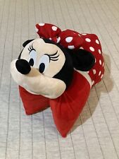 Disney Parks Minnie Mouse Pillow pet Large Plush 20” World Land soft Folding picture