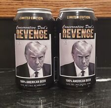 Donald Trump Ultra Right Beer Limited Edition Conservative-2 Cans Mug Shot Empty picture
