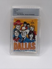 1981 Donruss Dallas Wax Pack Authentic Unopened Encapsulated picture