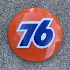 Original Vintage Union 76 Button Sign 17