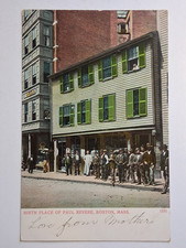 Paul Revere Birthplace. Boston Massachusetts. Undivided. Unposted. picture