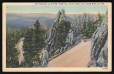 Vintage Postcard - The Pinnacles on Needles Highway Custer State Park SD picture