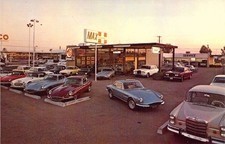 1969 AZ Scottsdale MAX Switzerland European Auto Jaguar MG Dealer Postcard A98 picture