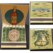 Feature Matchbook Old 1889 Brand Kentucky Straight Bourbon Whiskey picture