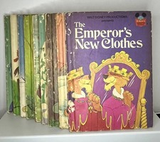 1970’s/1980’s Walt Disney Vintage Hardcover Books Original Story Set Of 9 Books picture
