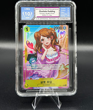 One Piece Charlotte Pudding OP03-112 2023 Pillars of Strength KOR CGC 10 picture