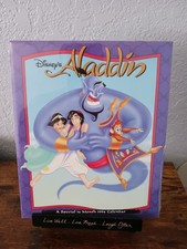Brand-New Vintage 1994 Disney’s Aladdin 16-Month Wall Calendar ■Arabian Nights picture