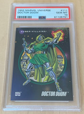 1992 Marvel Universe #111 💎 DOCTOR DOOM 💎 PSA 10 💎 picture