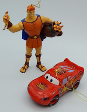 Disney Grolier Hercules and Lightning McQueen Ornaments picture