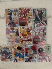 One Piece x Round 1 Promo Trading Cards English COMPLETE SET of 10 picture
