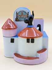 Vintage 1933 Chicago World’s Fair Hall Of Science Condiment Set Salt & Pepper picture