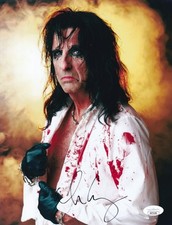 Alice Cooper autographed signed autograph auto 8.5 x 11 color portrait photo JSA picture