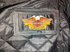 Harley-Davidson Genuine Leather Black Belted Motorcycle Jacket 3XL picture