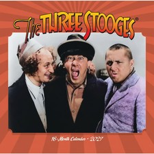 Carousel Calendars, Three Stooges 2027 Wall Calendar picture
