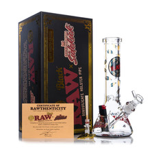 NEW RAW Sidekick Borosilicate Holster Pipe | Cone Pipe w/Lighter Holster & Bowl picture