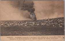 Przemysl Poland WWI Siege Ammo Explosion Fortress Registered Brzezany Postcard picture