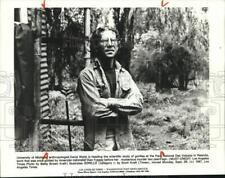 1987 Press Photo University of Michigan anthropologist David Watts - syp04405 picture