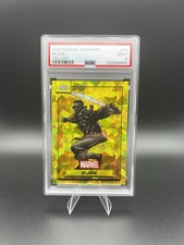 2024 Topps Chrome Marvel Sapphire Blade Yellow /75 PSA 9 “Pop 2” picture