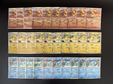 30x Pokemon TGC Chinese R CSV9.5C Eevee Titanium Crystal Bulk Pack Lot NM Cards picture