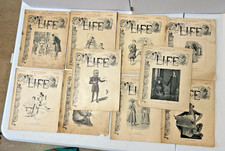 10 Antique LIFE Magazine New York Issues All 1890's picture