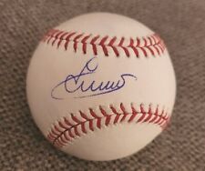 LUIS SEVERINO SIGNED MLB BASEBALL NEW YORK YANKEES SEVY PITCHER W/COA+PROOF RARE picture