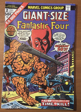 Giant-Size Fantastic Four 1974 #2 Marvel Time to Kill Thing Comic 1st Tempus VF- picture