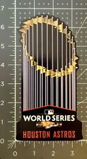 Houston Astros World Series Champions 2022 Vinyl Sticker Large Trophy B picture
