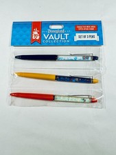 Disneyland Vault Collection 70th Anniversary 3 Pen Set Moving Characters New picture
