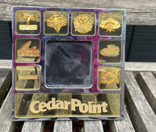 Vintage Cedar Point Photo Frame Display Picture 1990s Theme Park Souvenir Rides picture