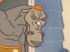 FRAMED TWO Ren and Stimpy Production Cels with COA and seal MR. HORSE picture