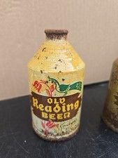 Vintage 1930s Old Reading Beer Cone Top Beer Can Crowntainer Reading Pa. Rare picture